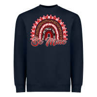 Navy be mine valentines day rainbow Heavyweight Sweatshirt - RanaPortraitStore