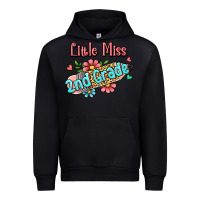 Black little miss second grade Urban Hoodie - Jasminsmagicworld
