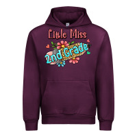 Mauve Wine little miss second grade Urban Hoodie - Jasminsmagicworld