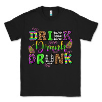 Black drink drank drunk mardi gras olivia Classic Tee - OliviaCreatesArt
