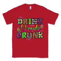 Red drink drank drunk mardi gras olivia Classic Tee - OliviaCreatesArt