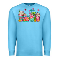 Ocean Blue summer coffee cups Premium Sweatshirt - Jasminsmagicworld