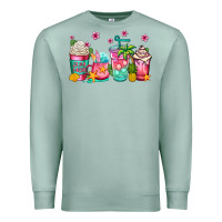 Seafoam summer coffee cups Premium Sweatshirt - Jasminsmagicworld