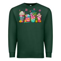 Sports Green summer coffee cups Premium Sweatshirt - Jasminsmagicworld
