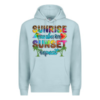 Blue Mist sunrise sunburn sunset repeat Premium Hoodie - Artiststas