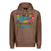 Chestnut sunrise sunburn sunset repeat Premium Hoodie - Artiststas