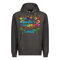 Smoke sunrise sunburn sunset repeat Premium Hoodie - Artiststas