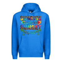 True Royal sunrise sunburn sunset repeat Premium Hoodie - Artiststas