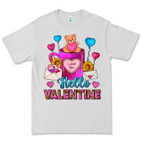 Dove Grey Hello Valentine Valentine's Day Coffee Mug Premium Tee - FaDigitalArtStudio