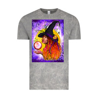 Cloud Rock witch with crystal ball air freshener Vintage Tee - BundleAndBundleShop