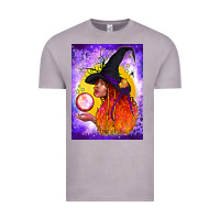 Vintage Zinc witch with crystal ball air freshener Vintage Tee - BundleAndBundleShop