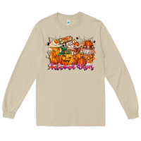 Mushroom Thanks A Latte Autumn Vibes Long Sleeve Tee - CowhideDigitalArt
