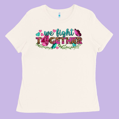 We Fight Together Ladies Tee Designed By Bundleandbundleshop