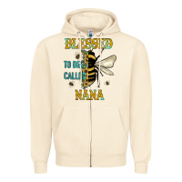 Sandshell Blessed To Bee Nana Zipper Hoodie - JahusDesignShop