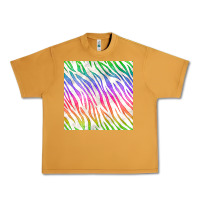 Peanut Butter watercolor rainbow zebra seamless pattern Urban Heavy Tee - BundleAndBundleShop