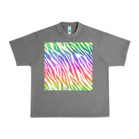 Tornado watercolor rainbow zebra seamless pattern Urban Heavy Tee - BundleAndBundleShop