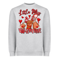 Heather Grey little miss valentine afro kid sneakers Heavyweight Sweatshirt - RanaPortraitStore