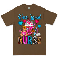 Cacao One Loved Nurse Valentines Day Frappe Coffee Premium Tee - FaDigitalArtStudio
