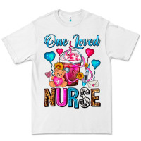 White One Loved Nurse Valentines Day Frappe Coffee Premium Tee - FaDigitalArtStudio