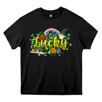 Black lucky gnomes truck St. Patrick's Heavy Core Tee - HowdyJamesFarm