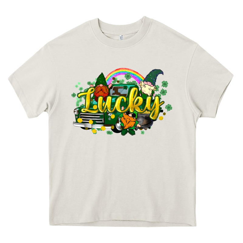 Lucky Gnomes Truck St. Patrick's Heavy Core Tee by HowdyJamesFarm | Teevron