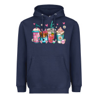 Navy easter longhaired cow coffee cups Heavyweight Hoodie - Jasminsmagicworld