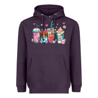 Easter Longhaired Cow Coffee Cups Heavyweight Hoodie | Teevron