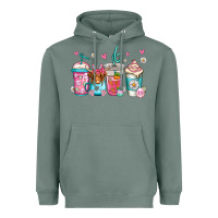 Sage easter longhaired cow coffee cups Heavyweight Hoodie - Jasminsmagicworld