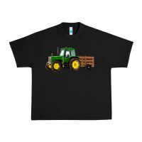 Black farm tractor Urban Heavy Tee - RanaPortraitStore