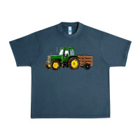 Midnight Navy farm tractor Urban Heavy Tee - RanaPortraitStore