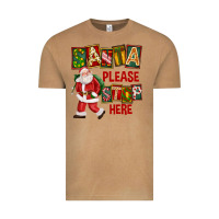 Vintage Camel Santa Please Stop Here Vintage Tee - FaDigitalArtStudio