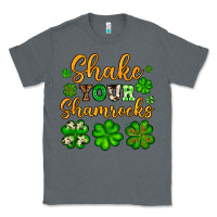 Charcoal Heather St. Patrick's Shake your shamrocks Classic Tee - OliviaCreatesArt