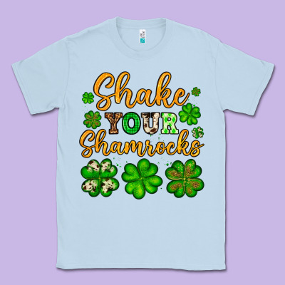 St. Patrick's Shake Your Shamrocks Classic Tee Designed By Oliviacreatesart