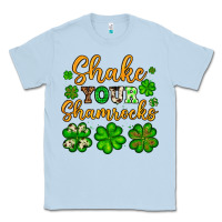Dusty Blue St. Patrick's Shake your shamrocks Classic Tee - OliviaCreatesArt