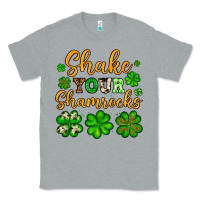 Heather Grey St. Patrick's Shake your shamrocks Classic Tee - OliviaCreatesArt