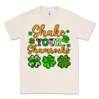 Natural St. Patrick's Shake your shamrocks Classic Tee - OliviaCreatesArt