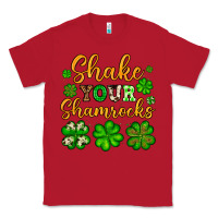 Red St. Patrick's Shake your shamrocks Classic Tee - OliviaCreatesArt