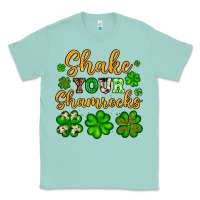 Seafoam St. Patrick's Shake your shamrocks Classic Tee - OliviaCreatesArt