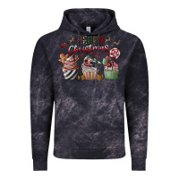 Cloud Black Merry Christmas Vintage Hoodie - CowhideDigitalArt