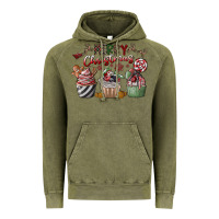 Vintage Olive Merry Christmas Vintage Hoodie - CowhideDigitalArt