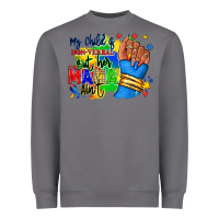 Storm my child is non verbal but her mama aint afro hand rana Heavyweight Sweatshirt - RanaPortraitStore
