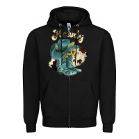 Black howdy Zipper Hoodie - JahusDesignShop