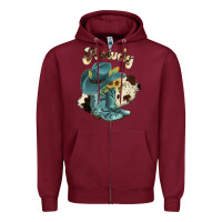 Burgundy howdy Zipper Hoodie - JahusDesignShop