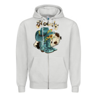 Dove Grey howdy Zipper Hoodie - JahusDesignShop