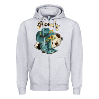 Heather Grey howdy Zipper Hoodie - JahusDesignShop