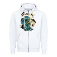 White howdy Zipper Hoodie - JahusDesignShop