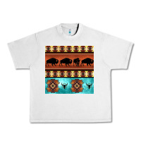 Lunar Rock native american aztec seamless pattern 2 Urban Heavy Tee - BundleAndBundleShop