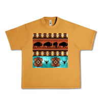 Peanut Butter native american aztec seamless pattern 2 Urban Heavy Tee - BundleAndBundleShop
