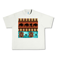Pistachio native american aztec seamless pattern 2 Urban Heavy Tee - BundleAndBundleShop