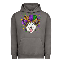Pigment Tornado mardi gras hat husky Urban Hoodie - RanaPortraitStore
